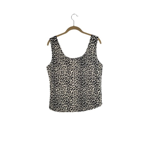Cinema Etoile Tank Top Animal Print Velveteen Cheetah Camisole Size Large - Picture 2 of 6